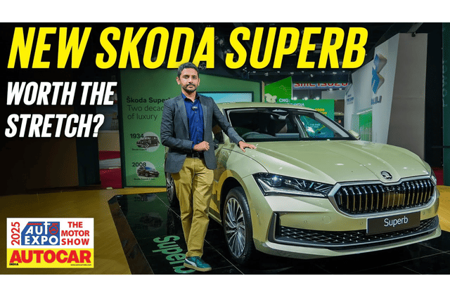 New Skoda Superb walkaround video: Auto Expo 2025